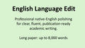 English Language Edit - up to 8,000 words
