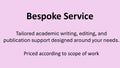 Bespoke Service
